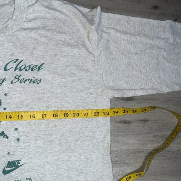 Vintage 90s Nike Athlete's Closet Winter Racing Series USA Single Stitch L - Picture 10 of 12